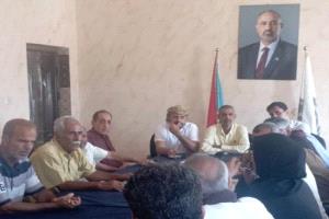 قيادة انتقالي العاصمة عدن تطلع على سير عمل تنفيذية خور مكسر 