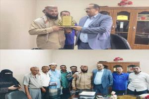 تكريم مدير طور الباحة بدرع الوفاء تقديراً لجهوده في تطوير الأداء والخدمات بلحج