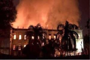 حريق مبكر يلتهم مضمار الدراجات الأولمبي بريو