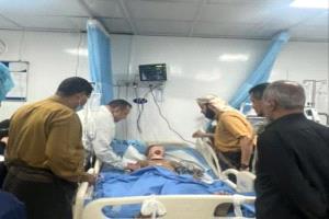 محافظ أبين يطمئن على المصاب دحه الميسري ويوجه بملاحقة الجناة