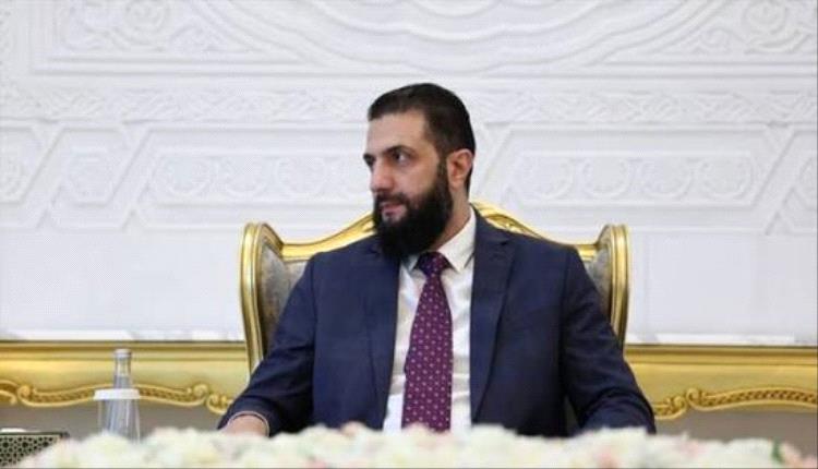 الشرع يستقبل برزاني في دمشق لبحث التعاون المشترك