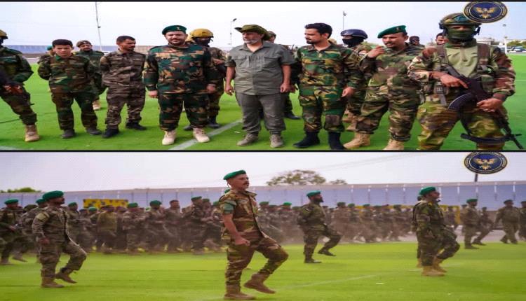 الأمن الوطني في عدن يستعرض جاهزيته والجمالي يؤكد مواصلة مكافحة الإرهاب وترسيخ الاستقرار