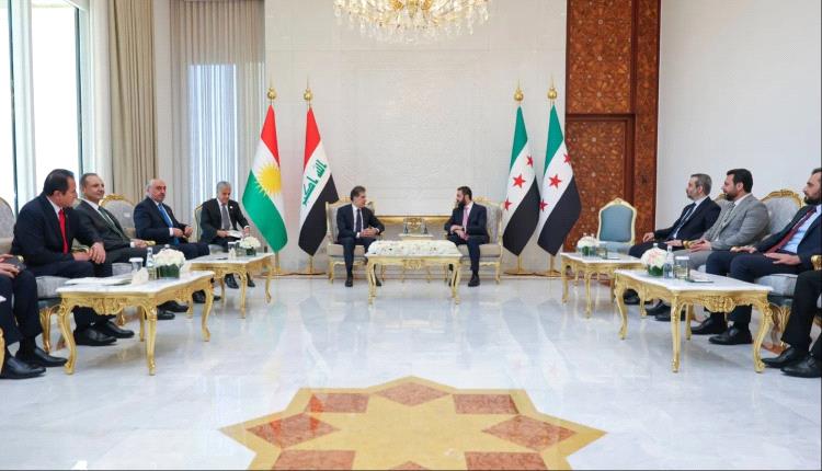 زيارة بارزاني إلى دمشق تركز على الأمن والاقتصاد وبناء علاقات متوازنة