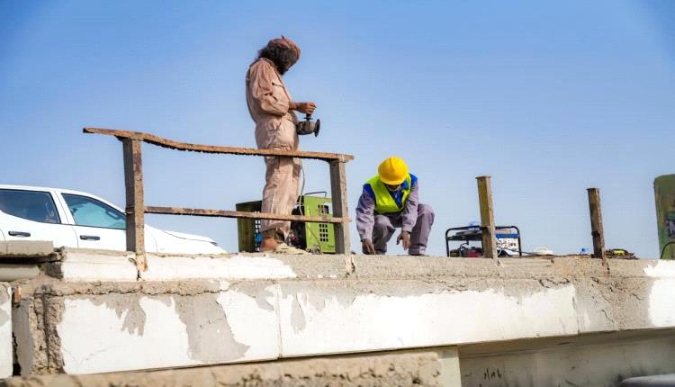 بدء صيانة جسر البريقة لتعزيز البنية التحتية في عدن