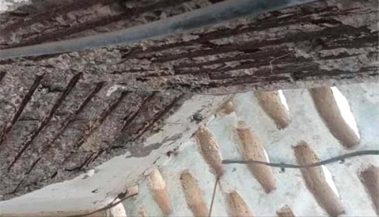 انهيار أجزاء من عمارة المعلمين بخور مكسر ومطالبات بتدخل عاجل