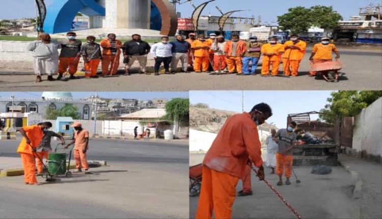 حملات نظافة متواصلة لتحسين المظهر العام في التواهي