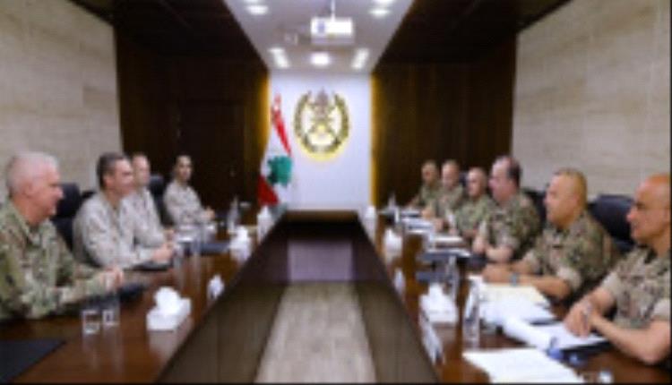 قائد الجيش اللبناني يبحث ترتيبات الجنوب مع مسؤول التنسيق العسكري الأمريكي