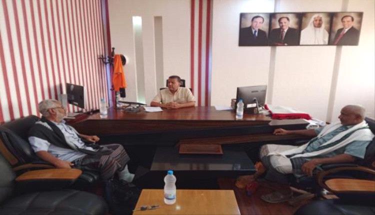 الملاح تبحث مع الشركة الوطنية للأسمنت دعم مشاريع خدمية