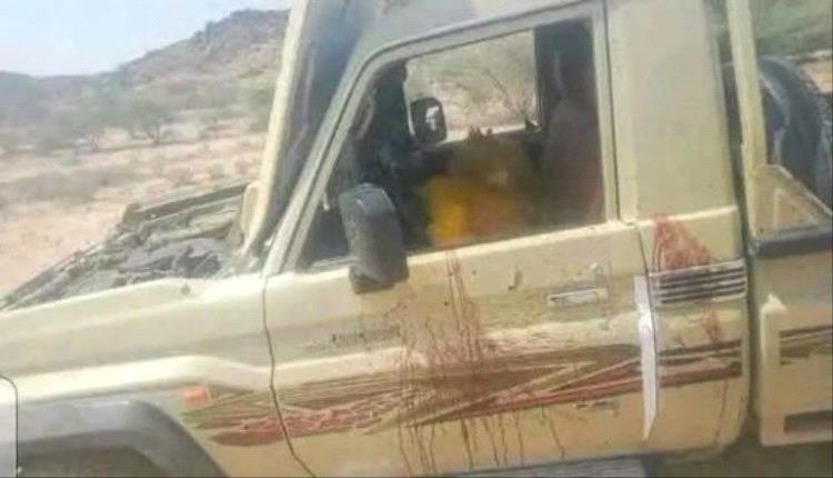 نجاة قيادي بالحزام الأمنِي ومقتل مرافقه في كمين مسلح بأبين