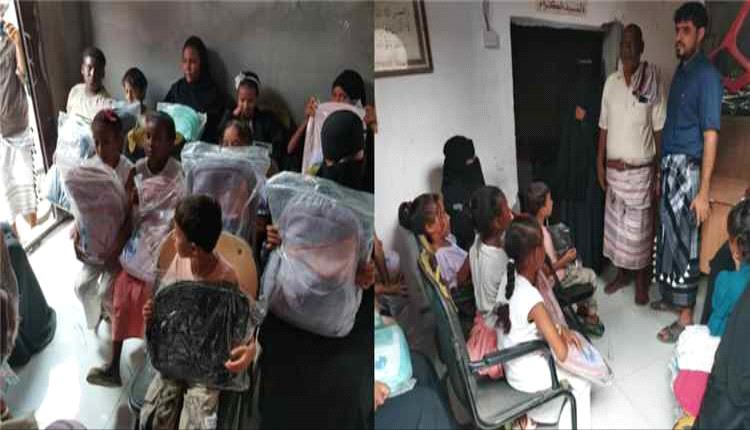 جمعية التفوق في جعار توزع حقائب مدرسية لأكثر من 500 يتيم