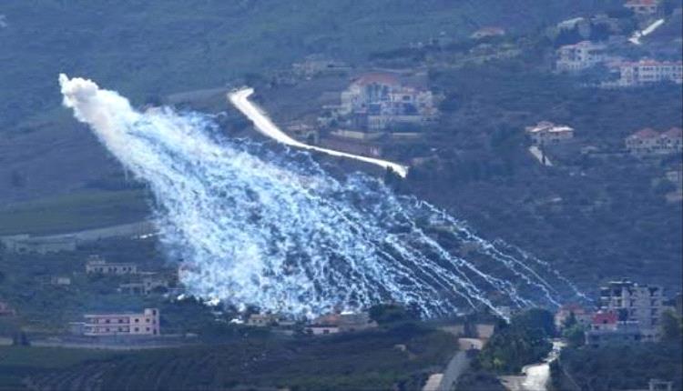 خسائر وحرائق كبيرة فى لبنان جراء استخدام الاحتلال الإسرائيلي الفوسفور الأبيض