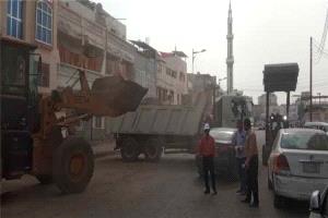 لليوم الثالث.. تواصل حملة النظافة ورفع العوائق في مديرية المنصورة