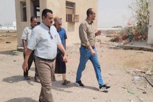 الداؤودي وباخبيرة يتفقدان محطة المجزرة لضخ المياه في البريقة