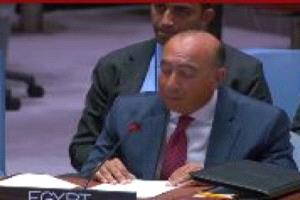 مندوب مصر بمجلس الأمن يدعو لوقف تدفق السلاح والمرتزقة لإنهاء حرب السودان