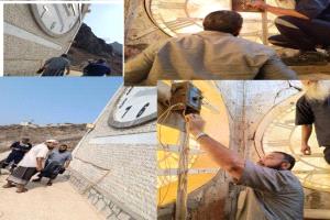 مدير عام التواهي يتفقد ساعتي ليتل بنج بن والسلام ويبحث إعادة تشغيلهما
