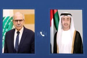الإمارات ولبنان تبحثان تعزيز التعاون ودعم الاستقرار