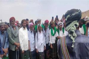 عرس جماعي يجمع 9 شباب من آل باسلوم في رأس حويرة بحضرموت