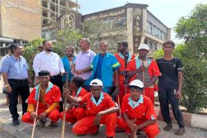 مدير عام المنصورة يدشن برنامجًا ميدانيًا لمتابعة النظافة والصرف الصحي وتحسين الخدمات