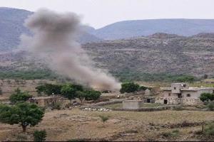 إصابة مدني بشظايا قصف حوثي استهدف قرى غرب حيس