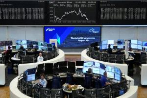 ارتفاع طفيف للأسهم الأوروبية رغم استمرار التوترات الجيوسياسية