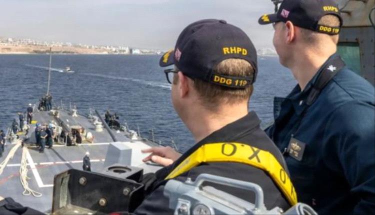 إيلات تودع المدمرة الأمريكية "ديلبرت دي بلاك