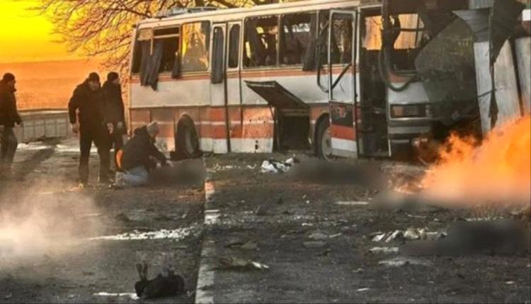 حافلة الموت في أوكرانيا: مسيّرة روسية تحصد أرواح عمّال الفحم