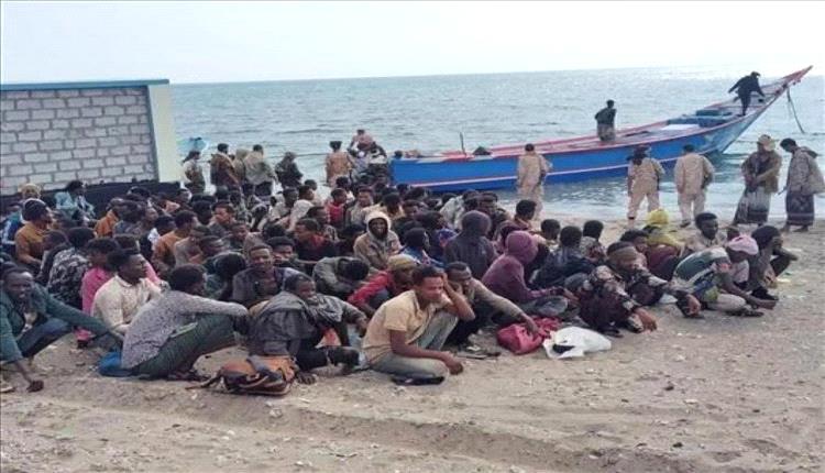 وصول 180 مهاجرًا إثيوبيًا إلى ساحل رضوم وارتفاع العدد إلى 1890 منذ مطلع العام