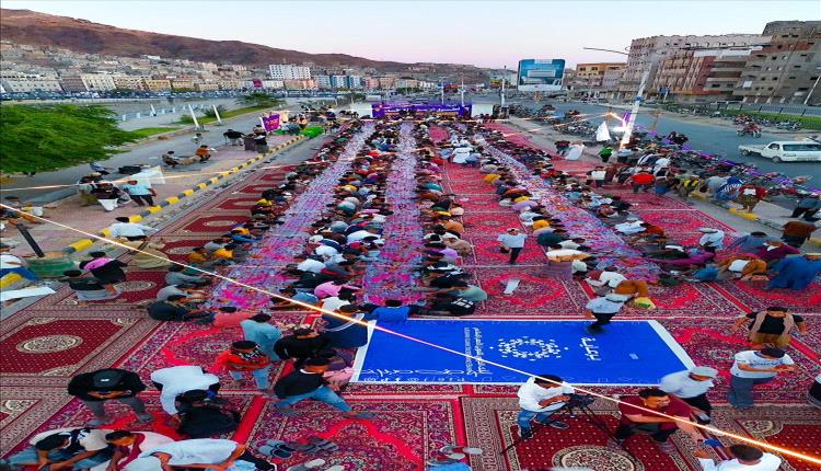 حضرموت تتوحد حول سفرة إفطار جماعي ضخمة للمرة الرابعة