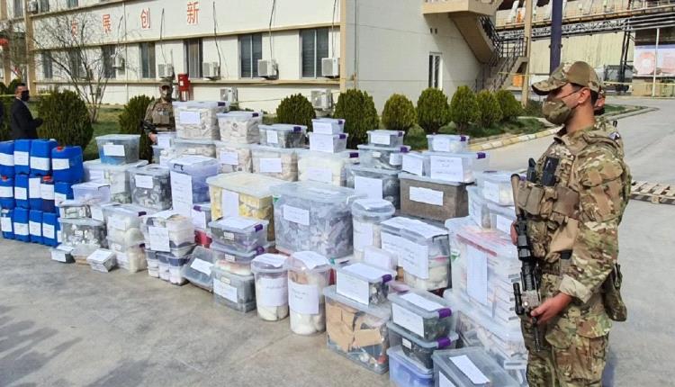 آسايش كوردستان تُحرق 700 كغم من السموم وتعلن تراجع التعاطي في 