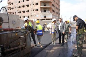 انطلاق تأهيل طريق التقنية إنماء لتعزيز شبكة النقل بعدن