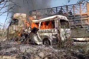 مصرع 16 في حادث مروري مروع بمديرية المحفد