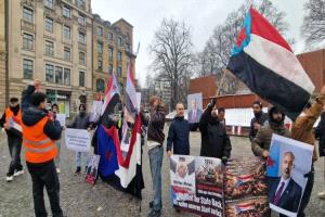 ميونخ تشهد وقفة جنوبية حاشدة: رسالة العالم للعدوان السعودي وحقوق المدنيين