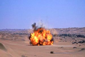 مسام يتلف كميات ضخمة من الألغام والعبوات الناسفة في شبوة