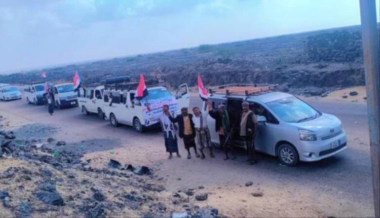 مواكب أحور تتجه نحو عدن.. حشود جماهيرية تطالب باستعادة دولة الجنوب