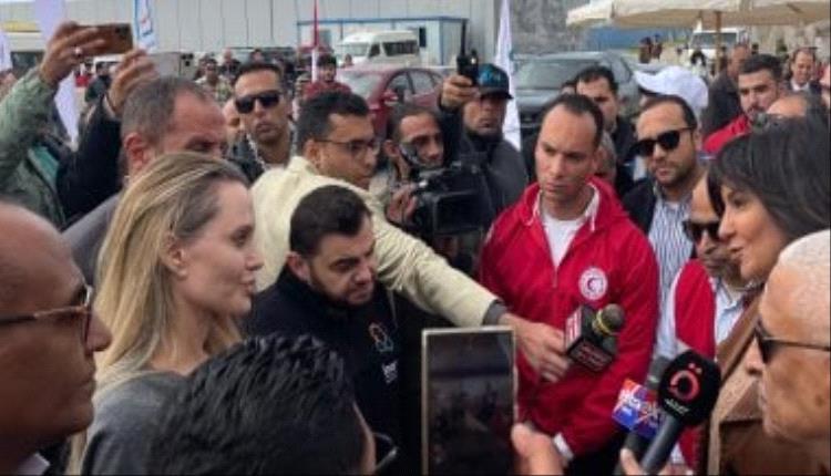 أنجلينا جولي في رفح.. رسالة إنسانية من سيناء إلى غزة
