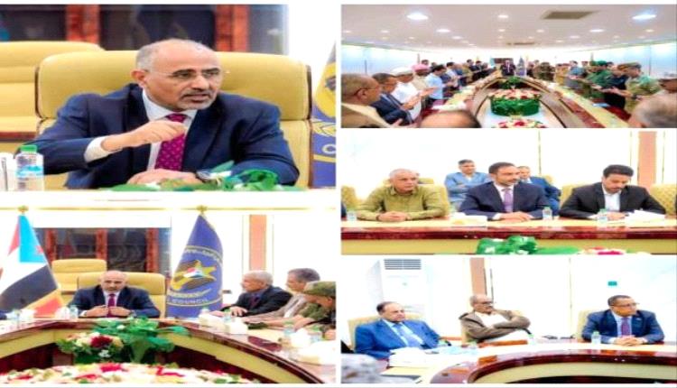 الانتقالي الجنوبي يستعرض أوضاع حضرموت والمهرة ويؤكد دعم الحوار الشامل