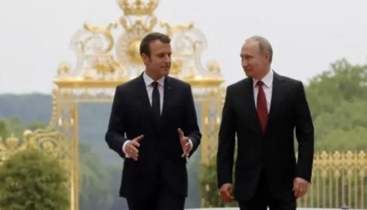 ماكرون يعتزم إجراء محادثة مع بوتين خلال الأسابيع المقبلة
