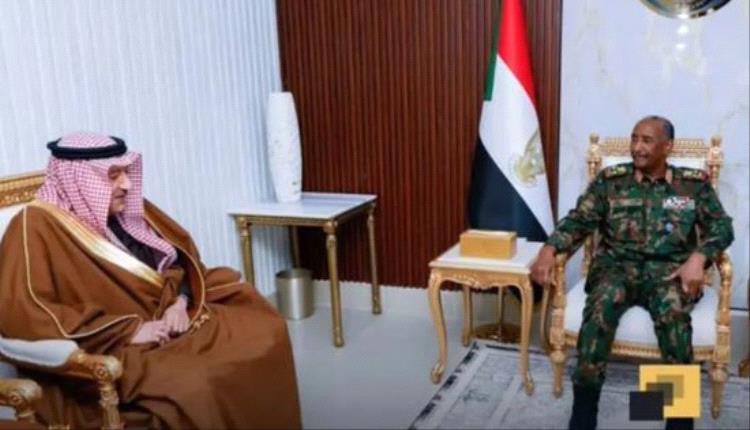 البرهان والخريجي يبحثان مبادرة السعودية لرسم طريق السلام في السودان