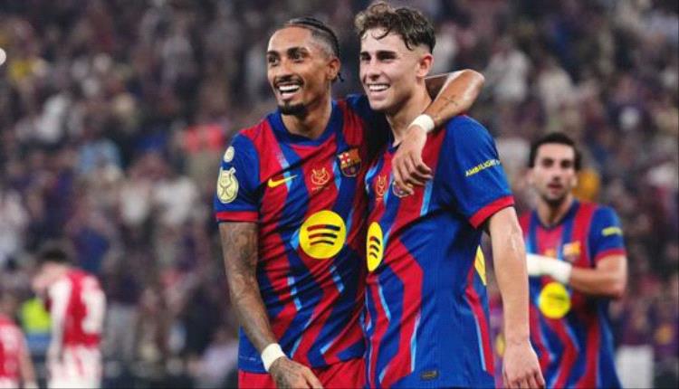 برشلونة يقسو على بلباو بخماسية ويتأهل لنهائي السوبر الإسباني