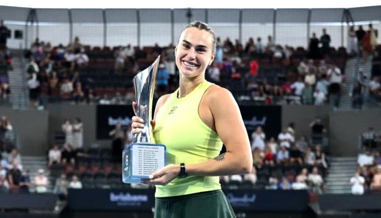 سابالينكا تتوّج في برزبين وتتخطى أزارينكا على عرش الأرقام القياسية