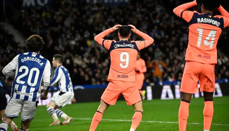 برشلونة يسقط أمام ريال سوسيداد في ليلة الفرص الضائعة