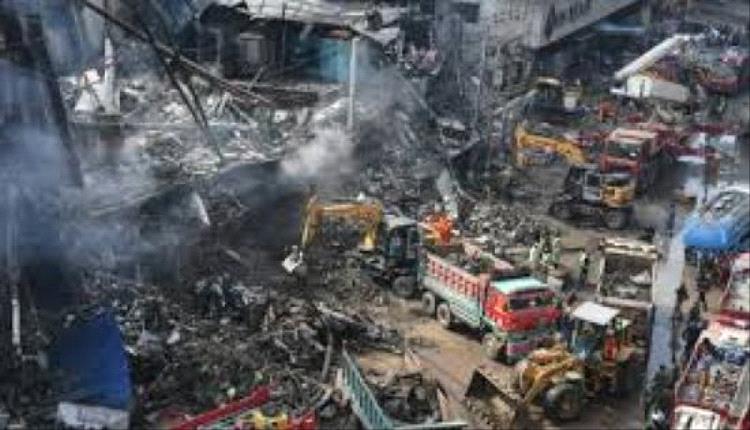 مأساة كراتشي: 55 قتيلًا في حريق مركز تجاري