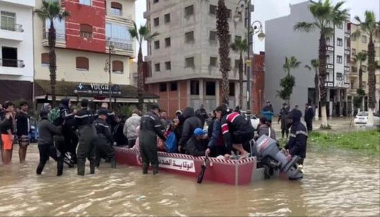 المغرب يغمره الفيضان: الجيش ينقذ عشرات آلاف السكان"