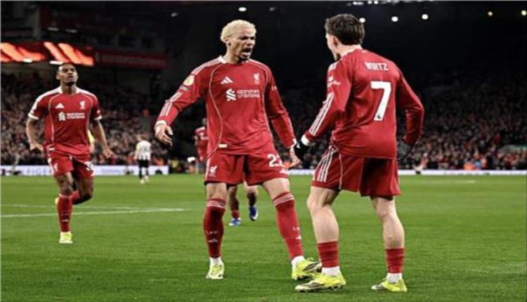 ليفربول يقلب الطاولة على نيوكاسل في شوط مثير