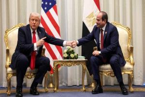 السيسي يشكر ترامب ويؤكد استعداد مصر للتعاون لحماية النيل