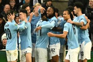 مانشستر سيتي يقترب من نهائي كأس الرابطة بعد إسقاط نيوكاسل