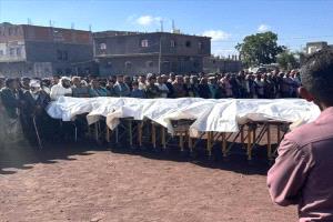 ردفان تودّع شهداء حضرموت بموكب الفداء