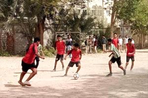 الصف السابع يبلغ نهائي كرة القدم بمدرسة النور بشبام