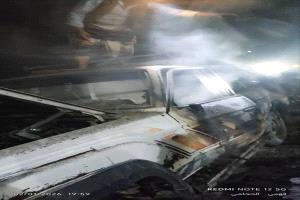 احتراق سيارة في سوق سرار بيافع دون خسائر بشرية