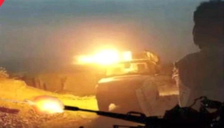  مواجهات عنيفة في جبهة الفاخر شمال الضالع وسط تعزيزات حوثية